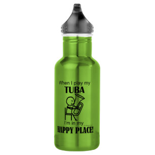 Botella De Agua Tuba Happy Place