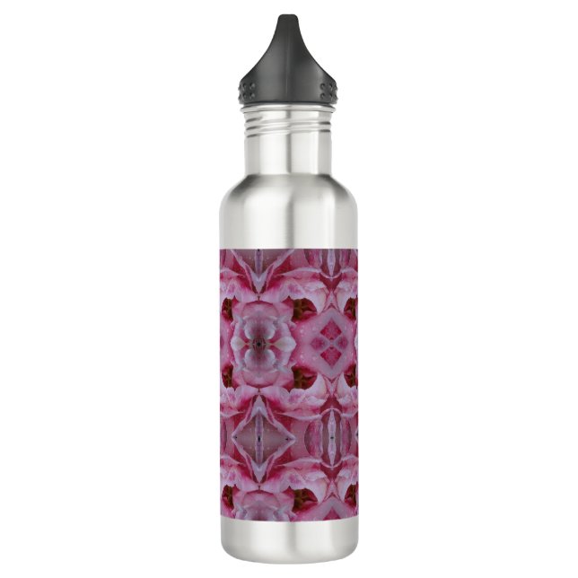 Botella De Agua Tulip Ikat también rosado (Izquierda)