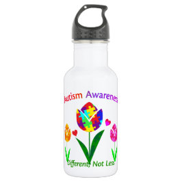 Botella De Agua Tulipán de sensibilización sobre el autismo