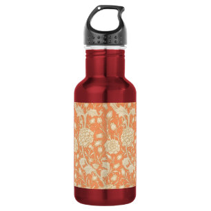 Botella De Agua Tulipán Silvestre Naranja Arte Floral de William M