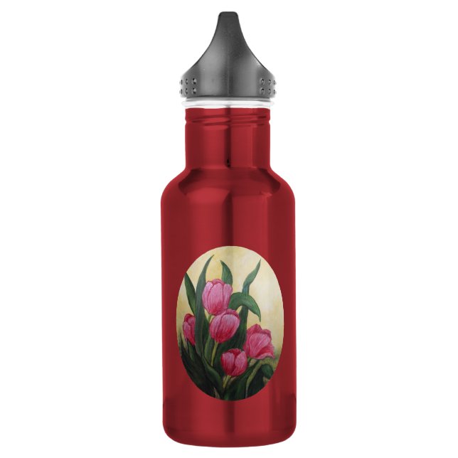 Botella De Agua Tulipanos (Izquierda)