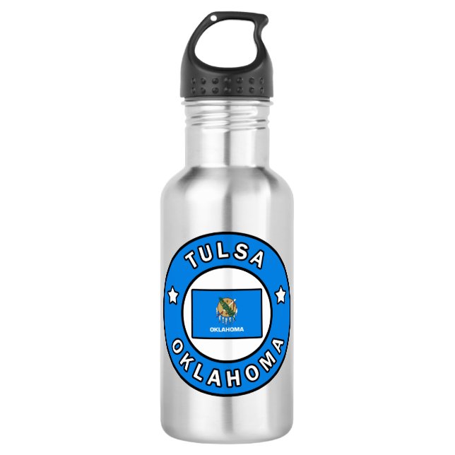 Botella De Agua Tulsa Oklahoma (Anverso)