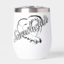 Botella de agua Tumbler de vino Snowheart Moonhear