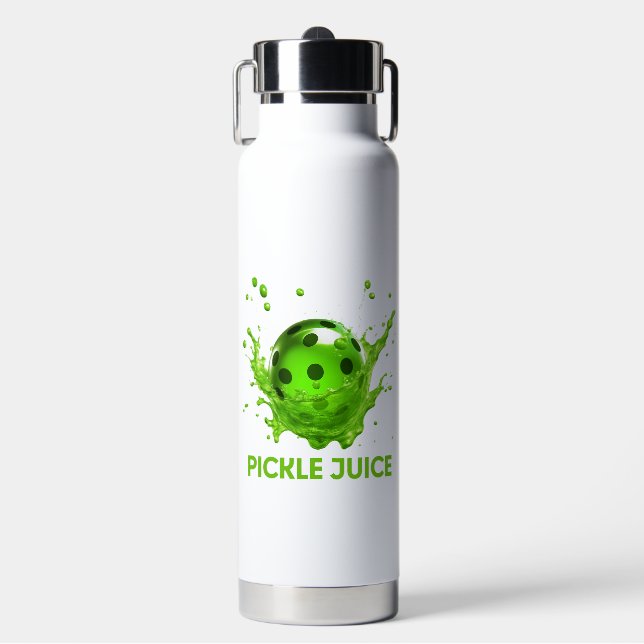 Botella De Agua Tumbler Insultado De Baloncesto "Jugo De Pickle" (Frente)