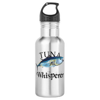 Botella De Agua Tuna Whisperer de color claro