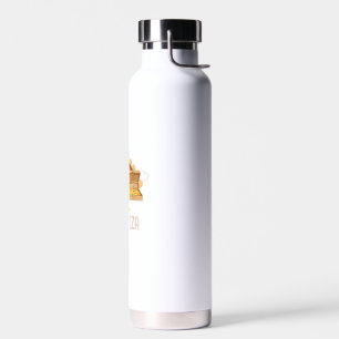 Botella De Agua Turquía Comen Pizza Shirt Adultos Vegan Niños Grac