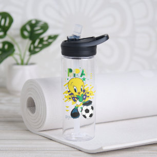 Botella De Agua TWEETY™ Equipo Brasil Gráfico de Fútbol