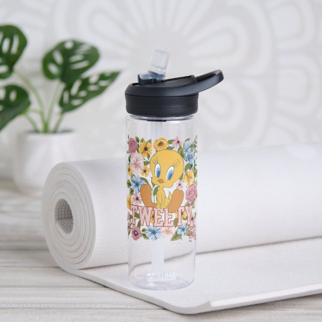 Botella De Agua TWEETY™ Floral Embroidery Graphic (Yoga)