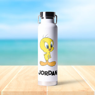 Botella De Agua Tweety Haha Añadir su nombre