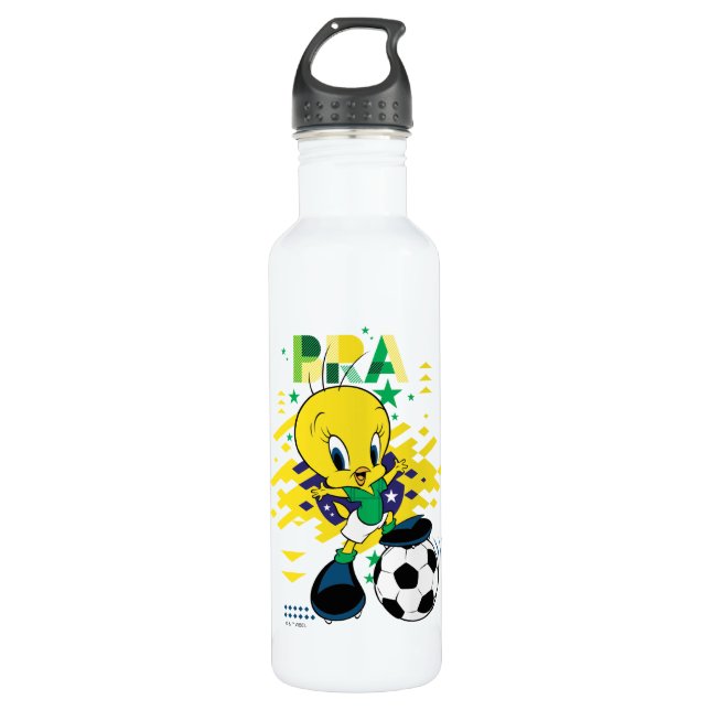 Botella De Agua TWEETY™ Team Brazil Soccer Graphic (Anverso)