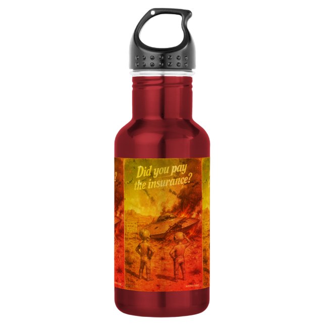 Botella De Agua UFO Roswell 40-50s (Anverso)