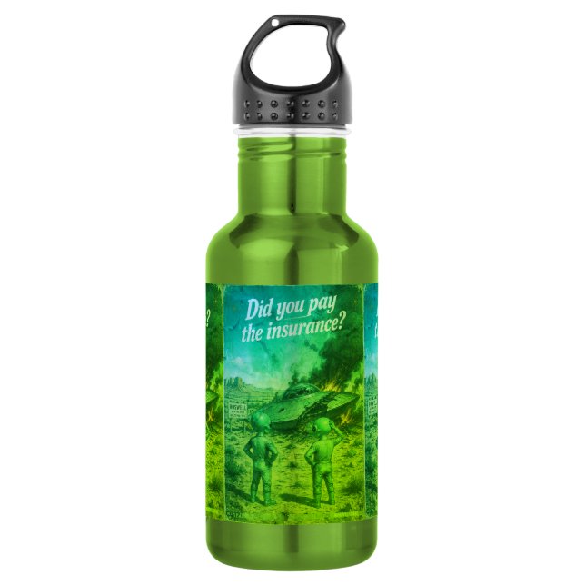 Botella De Agua UFO Roswell 40-50s (Anverso)