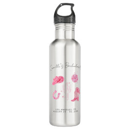 Botella De Agua Última disco Rodeo Bachelorette Weekend Fiesta