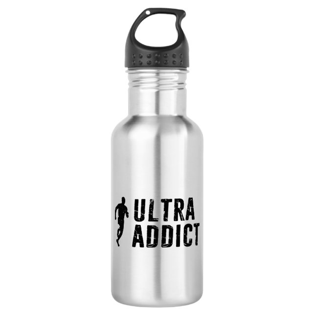 Botella De Agua Ultra adicto (Anverso)
