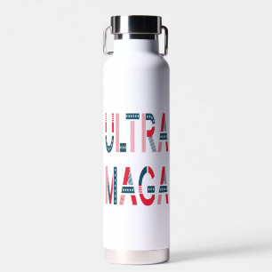 Botella De Agua Ultra MAGA Trump Patriótico Republicano Conservado