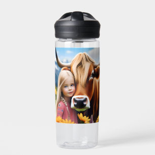 Botella De Agua **"Un bono de las tierras altas: un niño y su vaca