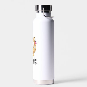 Botella De Agua Un buen día empieza con café y regalo de jirafa gr