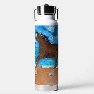 Botella De Agua Un caballo en la playa