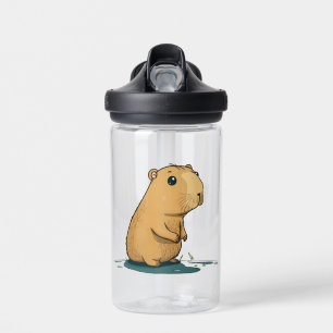 Botella De Agua un capibara en el agujero de agua