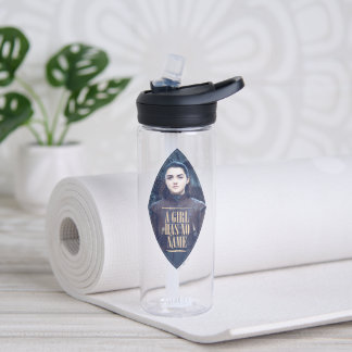 Botella De Agua "Un Chica no tiene nombre" Gráfico de Arya Stark