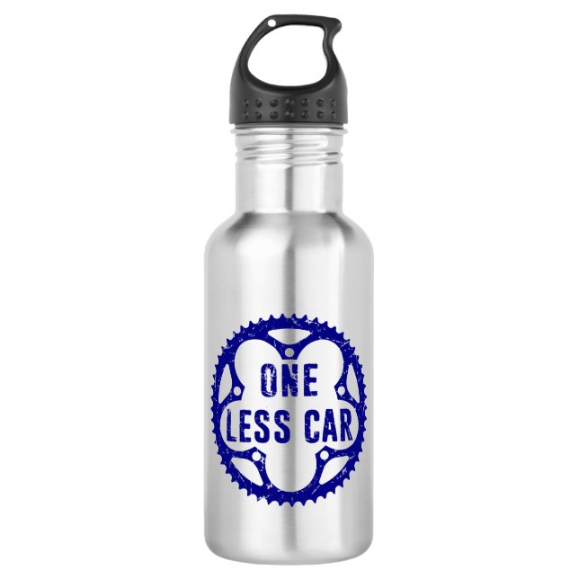 Botella De Agua Un coche menos (Anverso)