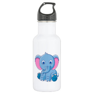 Botella De Agua Un elefante pequeño