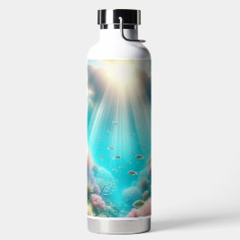 Botella De Agua Un hermoso arrecife de coral