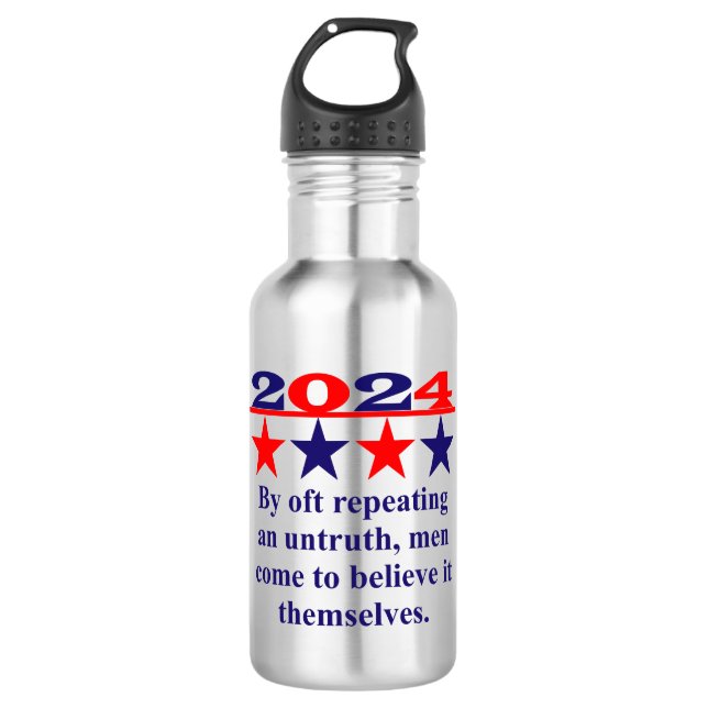 Botella De Agua Un hombre honesto no puede sentir placer - Quo pol