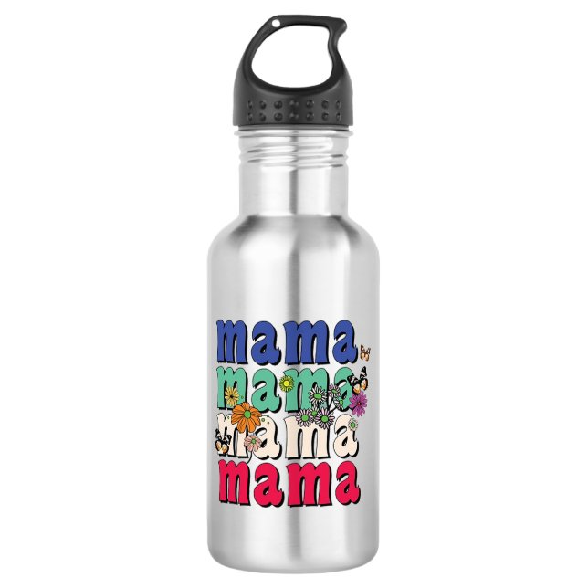 Botella De Agua Un homenaje elegante a mamá (Anverso)
