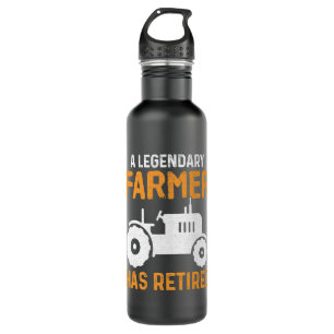 Botella De Agua Un legendario agricultor ha retirado su Gracioso F