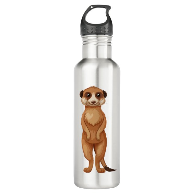 Botella De Agua Un personalizado de Meerkat (Anverso)