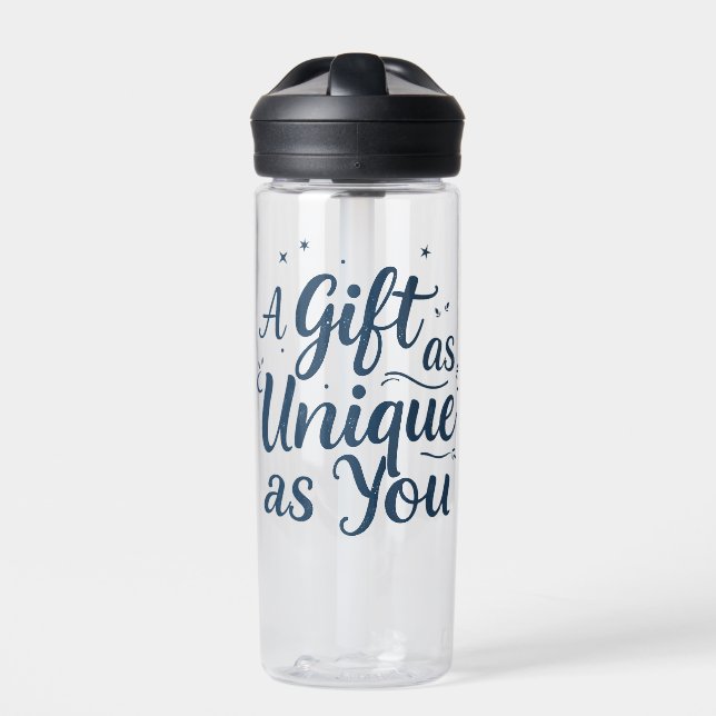 Botella De Agua Un regalo tan único como tú (Delante)
