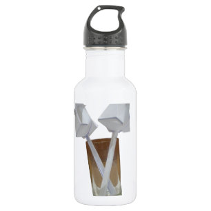 Botella De Agua Un vaso de paz valentina.