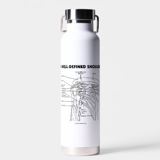 Botella De Agua Una Actitud Anatómica De Hombro Bien Definida