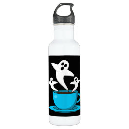 Botella De Agua Una copa de café para fumar fantasma