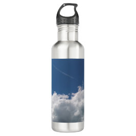 Botella De Agua Una nube de esquina