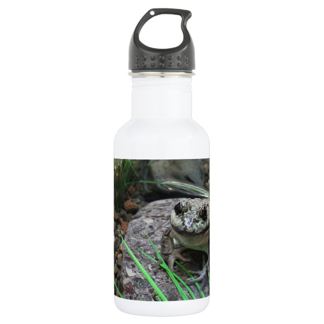 Botella De Agua Una rana feliz (Anverso)