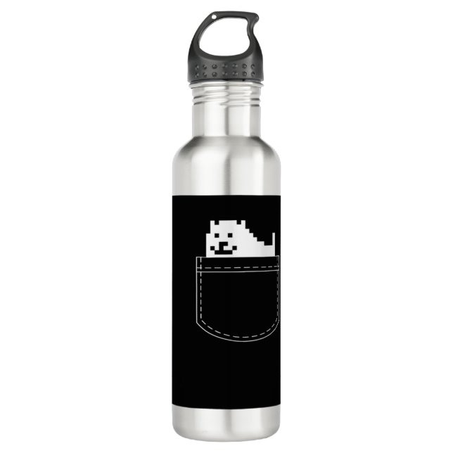 Botella De Agua Undertale Dog Pocket Tee (Anverso)