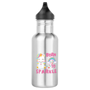 Botella De Agua unicornio
