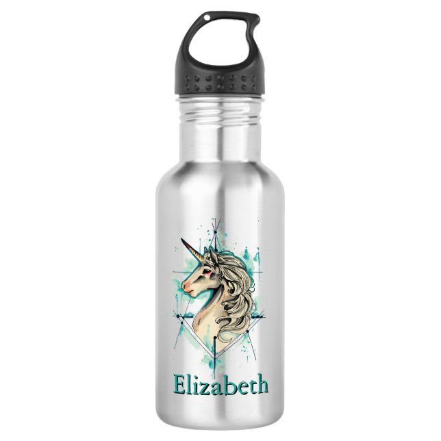 Botella De Agua Unicornio (Anverso)