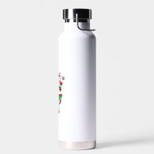 Botella De Agua Unicornio de Navidad divertido para niñas y niños