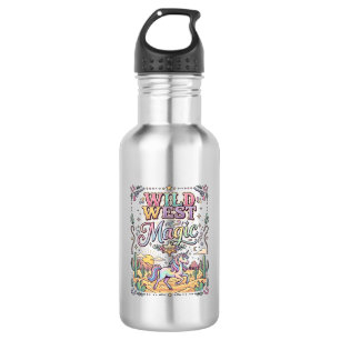 Botella De Agua Unicornio Magia Original del Salvaje Oeste
