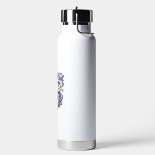 Botella De Agua Unicornio Místico Luna Unicornio Colorido