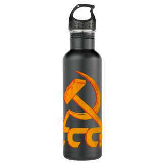 Botella De Agua Unión Soviética CCCP URSS Comunismo Hammer Sickle 