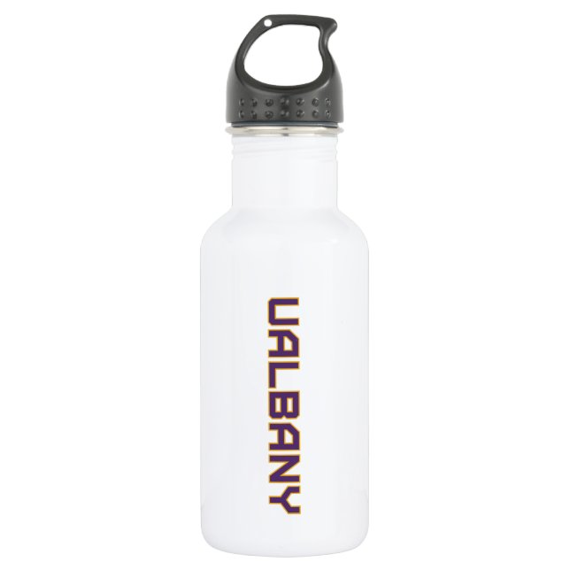 Botella De Agua Universidad de Albany Wordmark (Anverso)