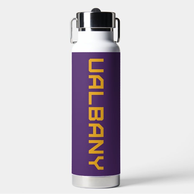 Botella De Agua Universidad de Albany Wordmark (Frente)