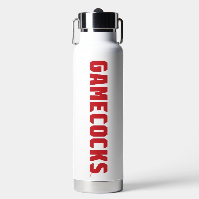 Botella De Agua Universidad Estatal de Jacksonville Gamecocks Logo (Frente)
