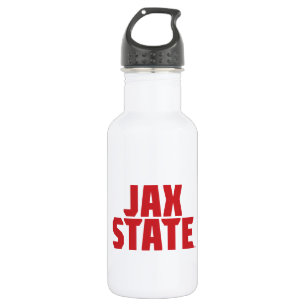 Botella De Agua Universidad Estatal de Jacksonville JAX STATE Rojo