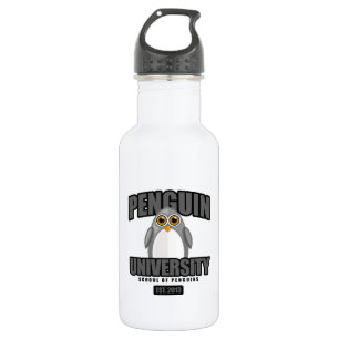 Botella De Agua Universidad Penguin - Gris