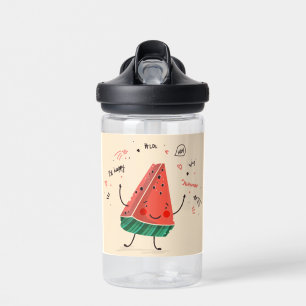 Botella De Agua Uno en un melón - Diseño de sandía dulce